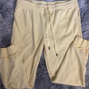 Light Yellow Jogger Pants